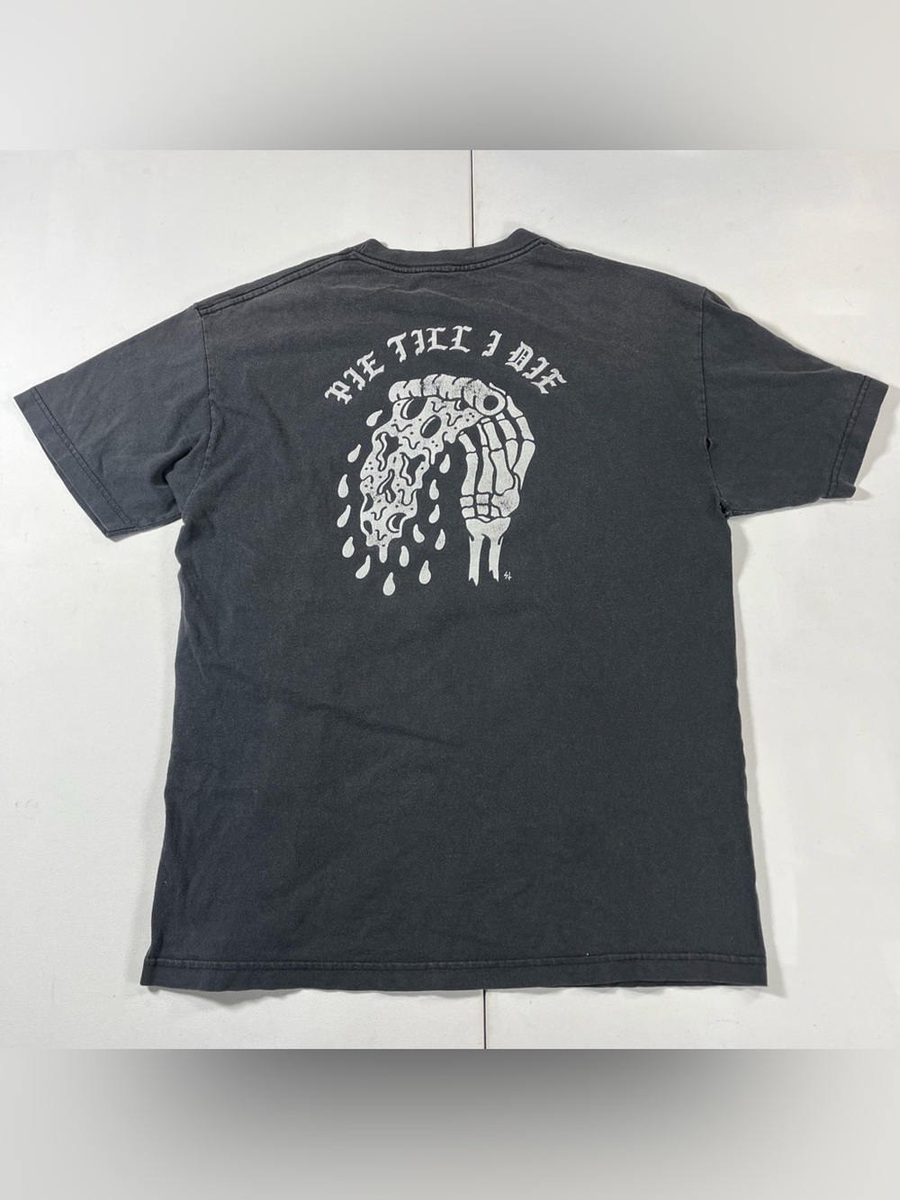 Sketchy Tank Pie Til I Die T-shirt Black Tee Lurking Class Men’s L